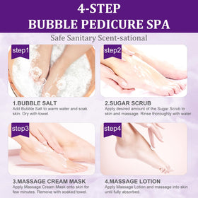 nbc BeautiLab kit in use with foot soak relaxes tired feet at home