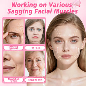 NBF application demonstration on jawline providing instant contouring benefit