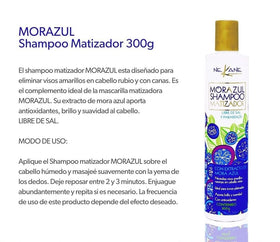 NE KANE CAPILAR close-up lather of Morazul revealing purple tone and gentle foam