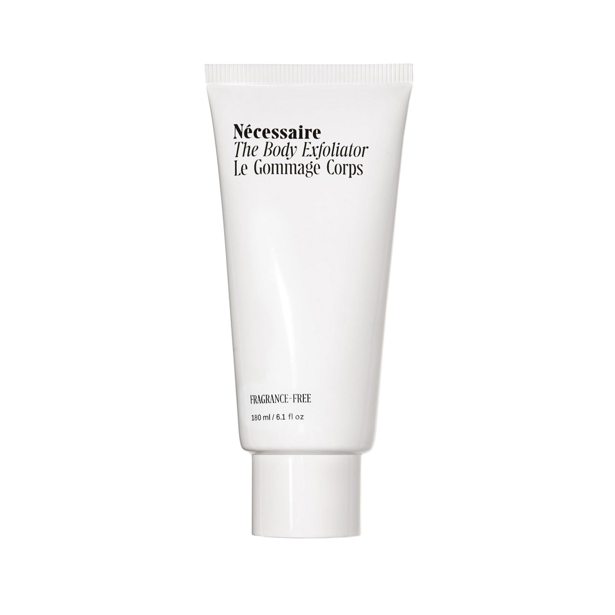 Nécessaire front bottle showing product label and clean design for easy identification