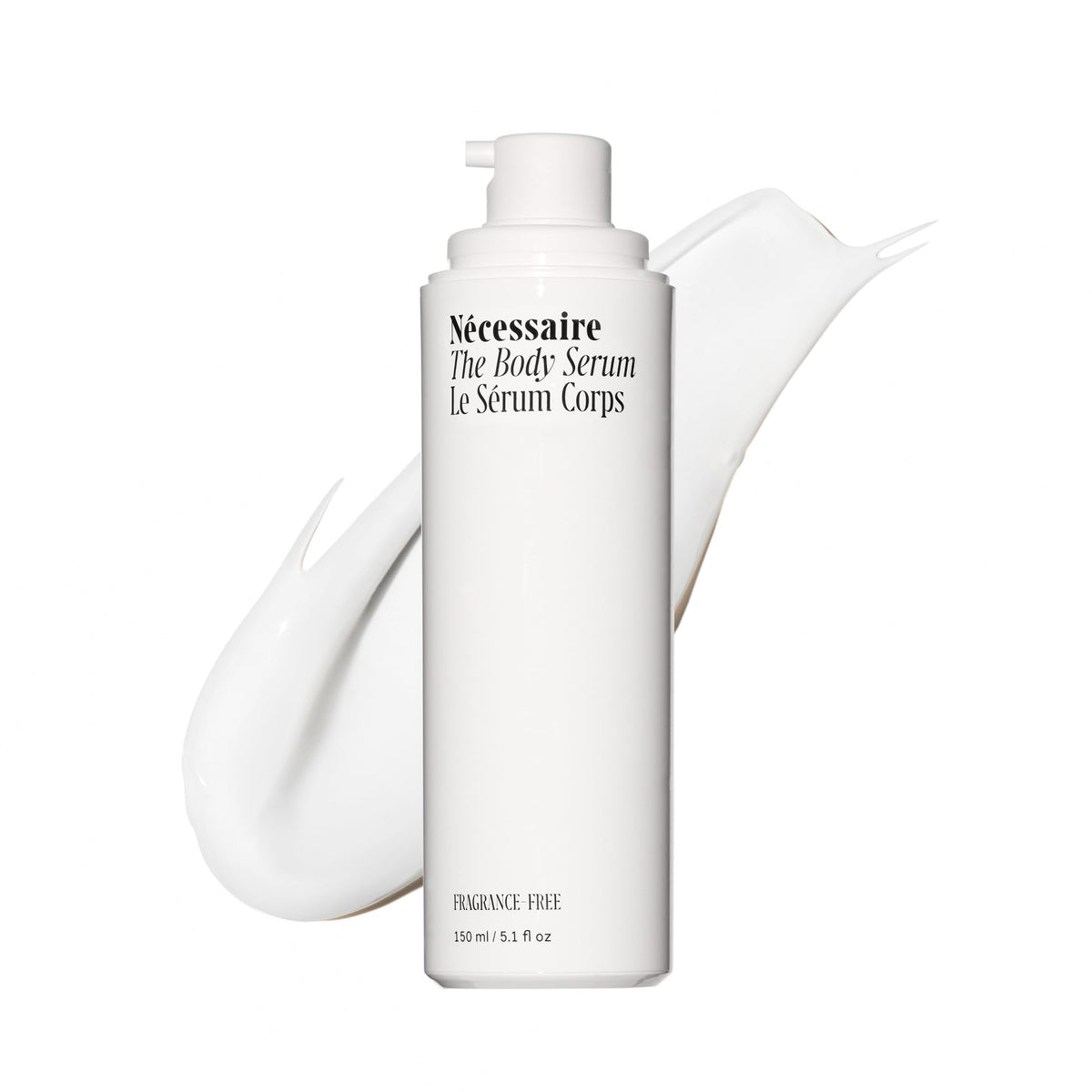 Nécessaire front packaging showing clean bottle and volume benefits