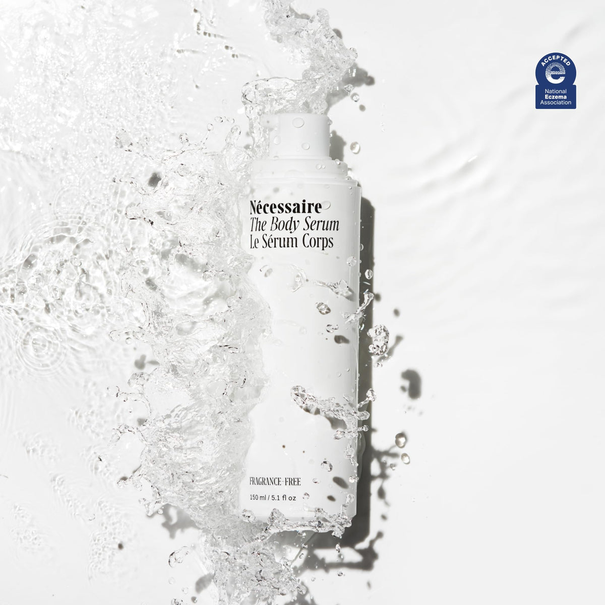 Nécessaire pump dispensing serum texture for fast absorption benefit