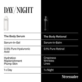 Nécessaire tube in a toiletry bag depicting travel convenience and on-the-go hydration