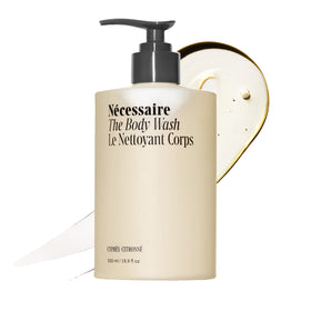 Nécessaire front bottle showing label and clean design for shelf-ready display