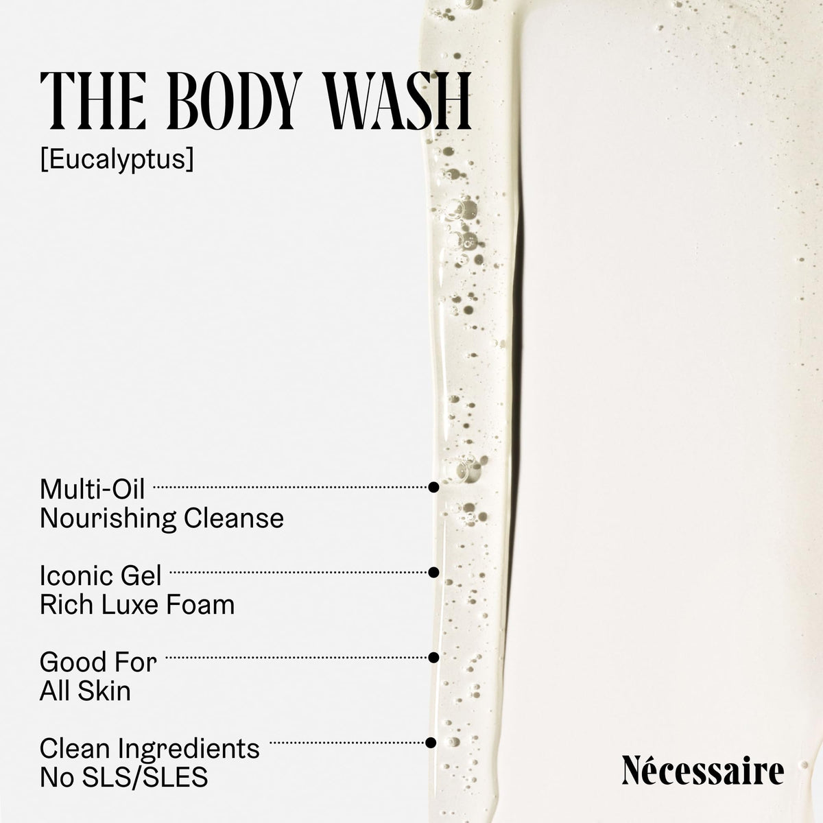 Nécessaire bottle held in hand to show size and 500 ml scale benefit