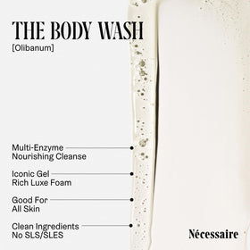 Nécessaire ingredient display of glycerin niacinamide and plant oils, emphasizes barrier support