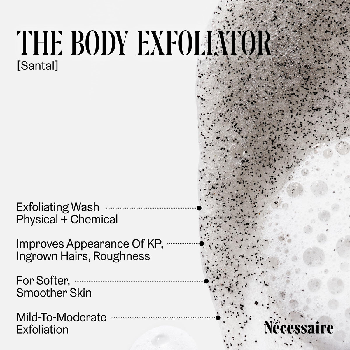 Nécessaire cream on hand demo showing spreadable formula for gentle smoothing
