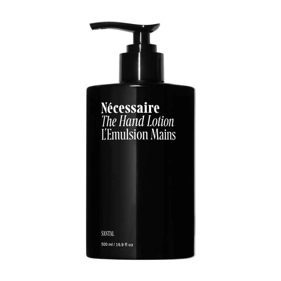 Nécessaire front packaging showing clean bottle and label for easy identification