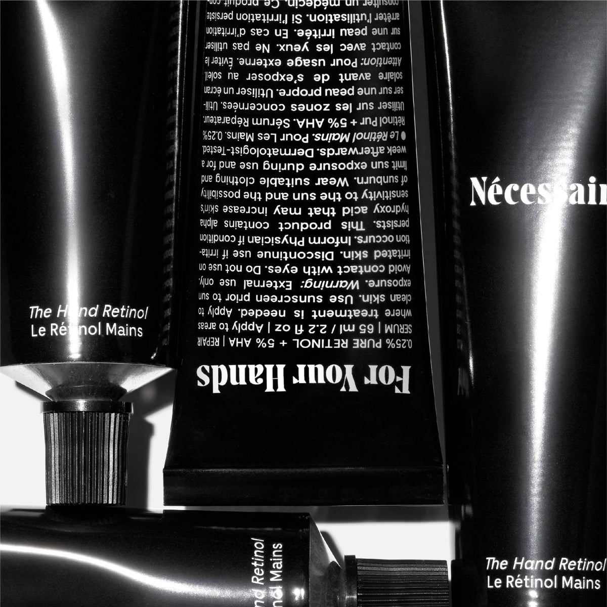 Nécessaire balm texture swipe showing rich, absorbent consistency