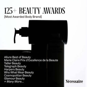 Nécessaire lifestyle shot of hands washing conveying effective, gentle cleansing