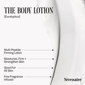 Nécessaire in-shower use with eucalyptus steam for a refreshing sensory benefit