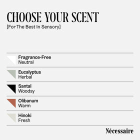 Nécessaire on bathroom shelf suggesting routine-friendly skincare