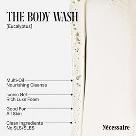 Nécessaire lotion cream texture demonstrating fast-absorbing, non-greasy hydration