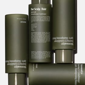 Nécessaire cream texture on palm showing lightweight gel-cream for easy detangling