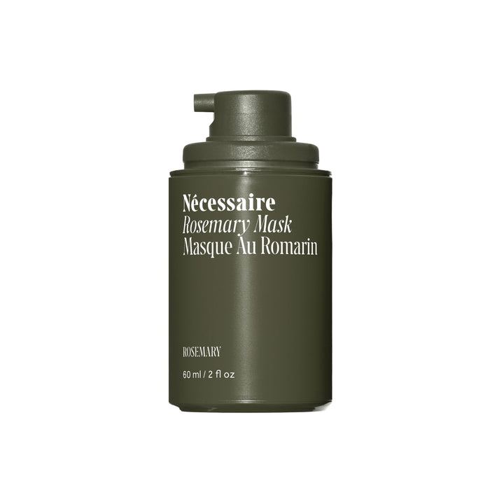 Nécessaire front bottle shot shows clean design and 60ml convenience benefit