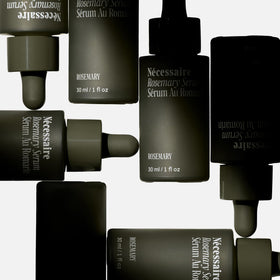 Nécessaire Rosemary Serum dropper detail highlighting quick-dry, no-residue application