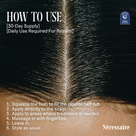 Nécessaire recyclable glass packaging emphasizing sustainable footprint