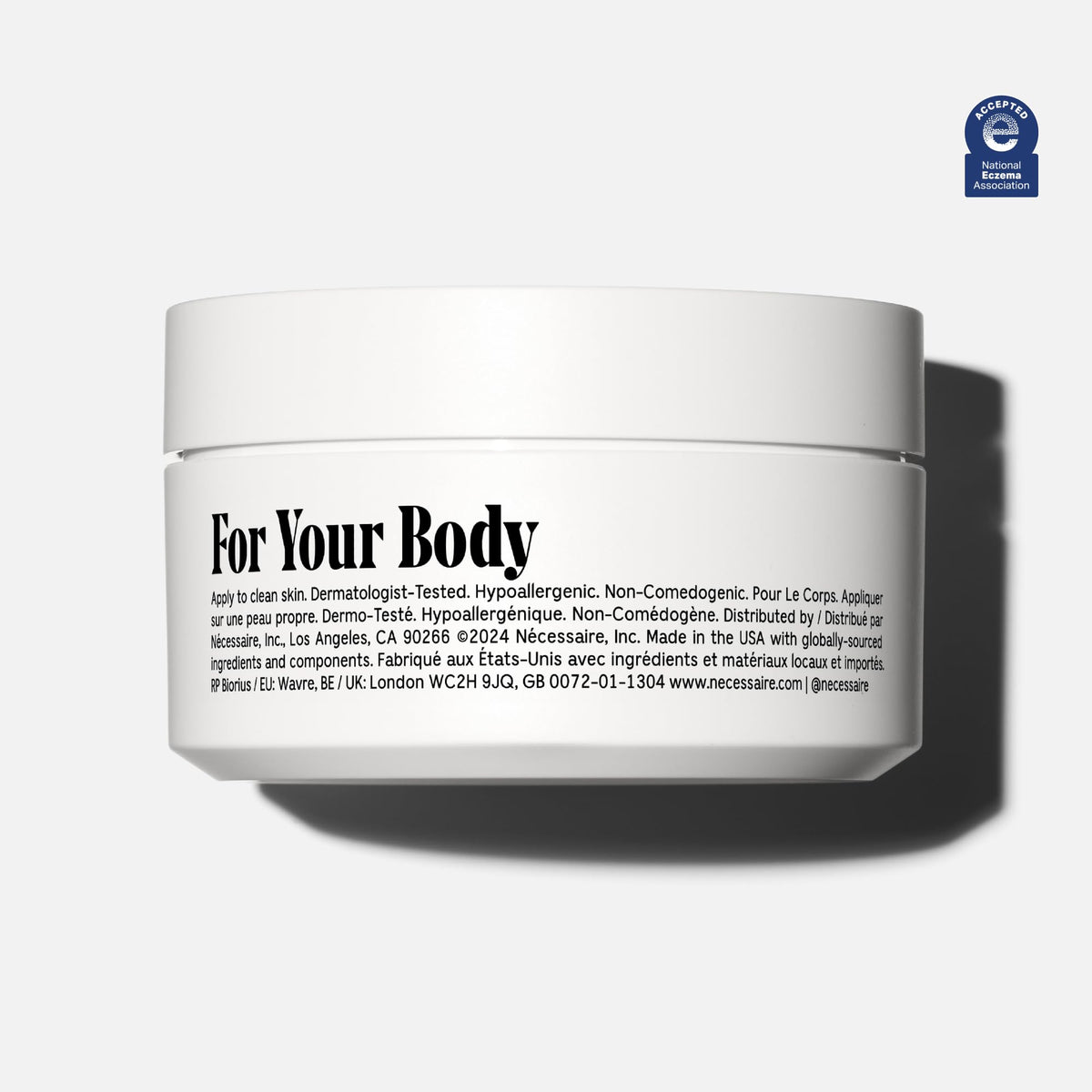 Nécessaire close-up of cream texture showing rich emollience for deep hydration