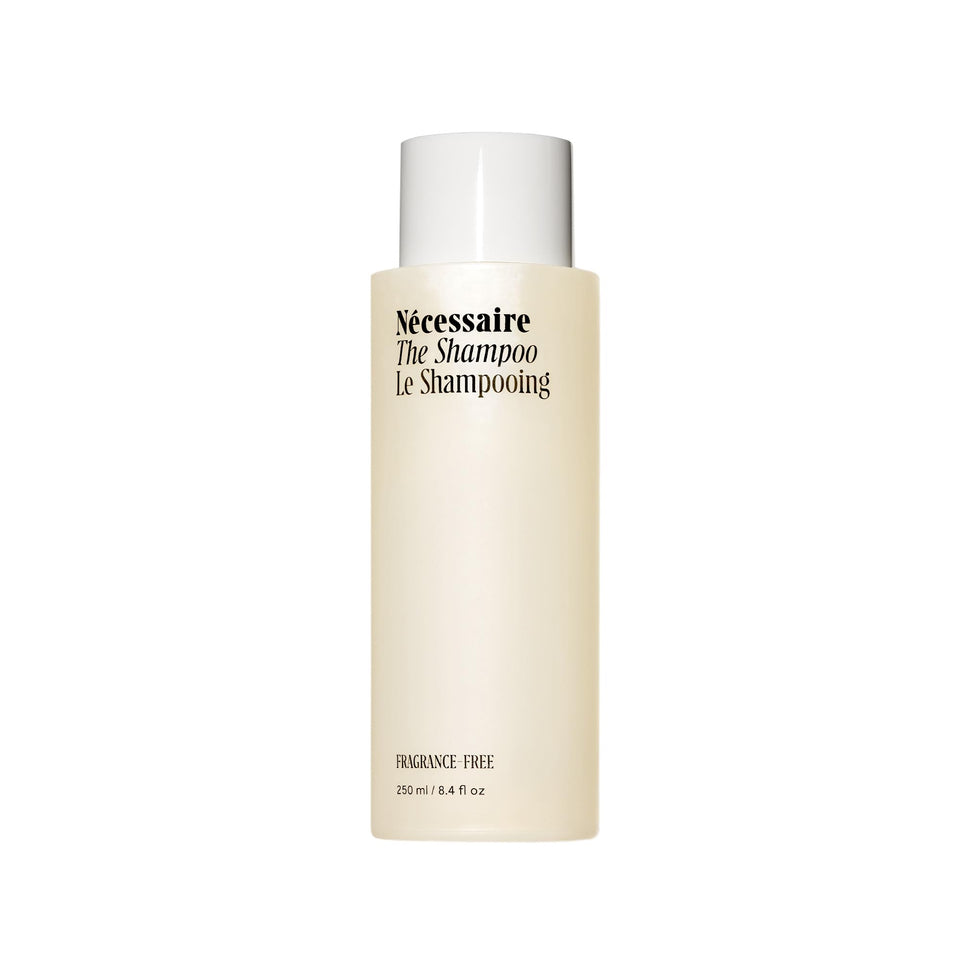 Nécessaire front bottle view showcasing sleek packaging and gentle daily cleanse