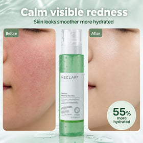 Neclar texture droplet on skin demonstrating fast absorption