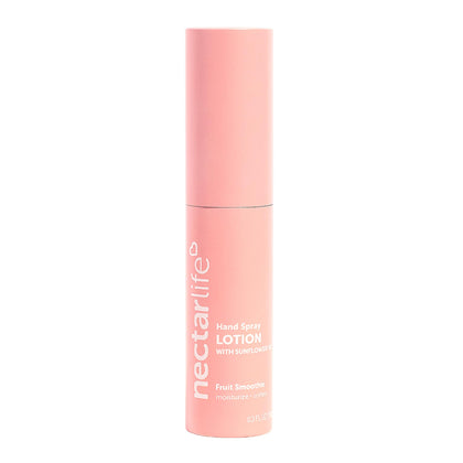 Nectar Life front packaging showing compact travel bottle and fruit-scent benefit