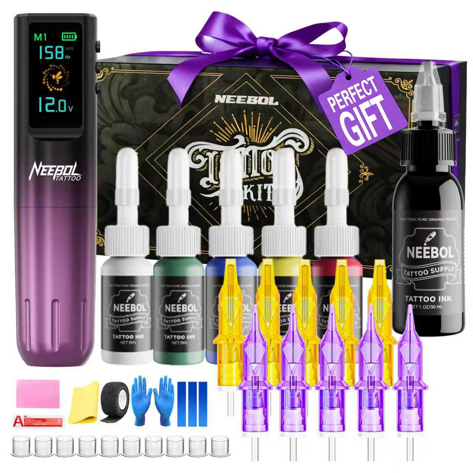 Neebol front packaging showing full 47-piece kit and accessories benefit: ready-to-use