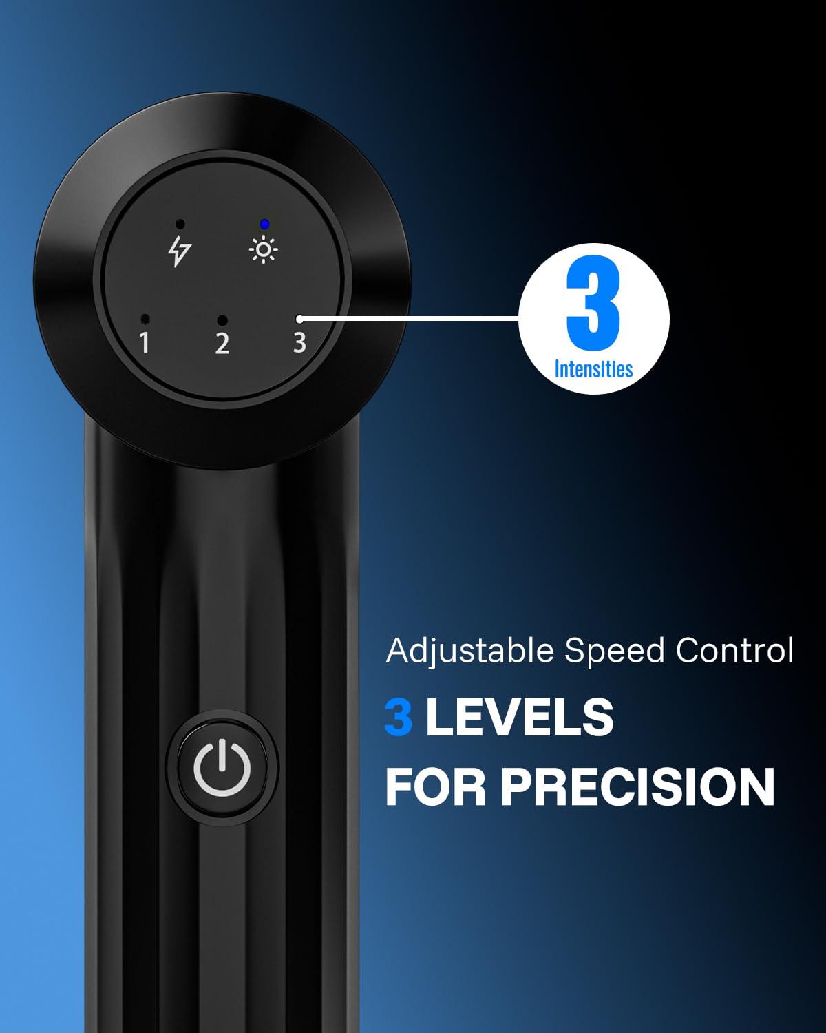 Neebol shown in hand to show scale and portable travel-ready design