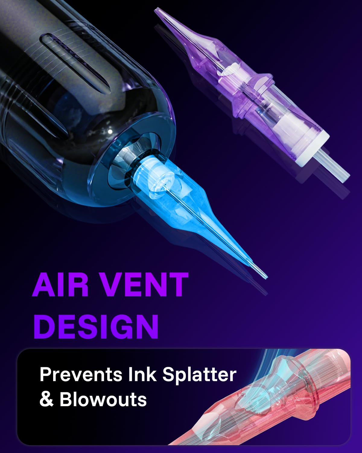 Neebol stabilizer detail highlighting needle alignment for steady control