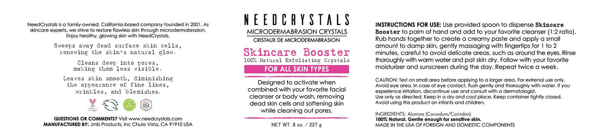 NeedCrystals before-and-after texture comparison revealing visible smoothing and radiance