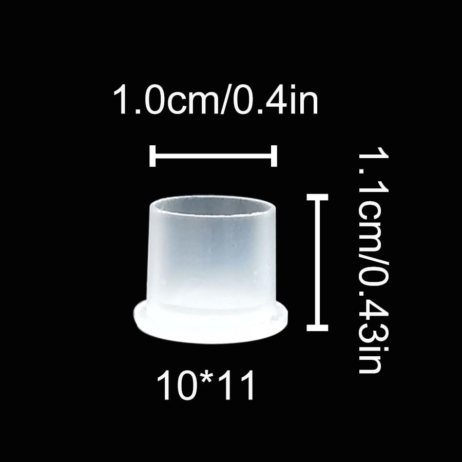 Needlehouse close-up stack of transparent cups highlighting consistent molding