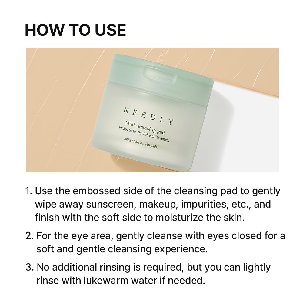 NEEDLY lifestyle on bathroom vanity illustrating gentle nightly routine