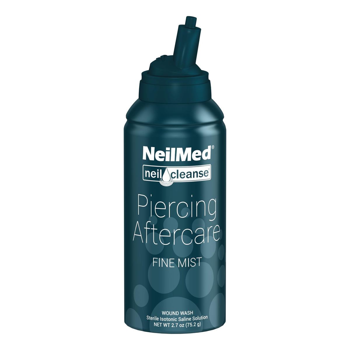 NeilMed front canister showing product and label for easy identification and travel convenience
