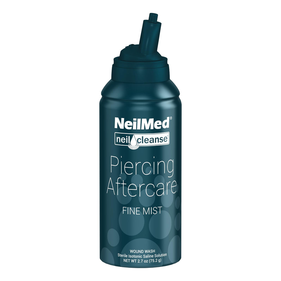NeilMed front canister showing product and label for easy identification and travel convenience