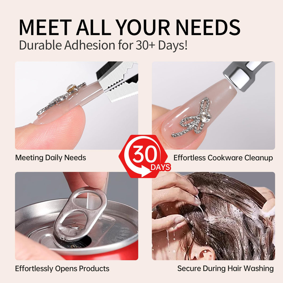 Nelrona jar next to fingertip for clear 10ml size scale