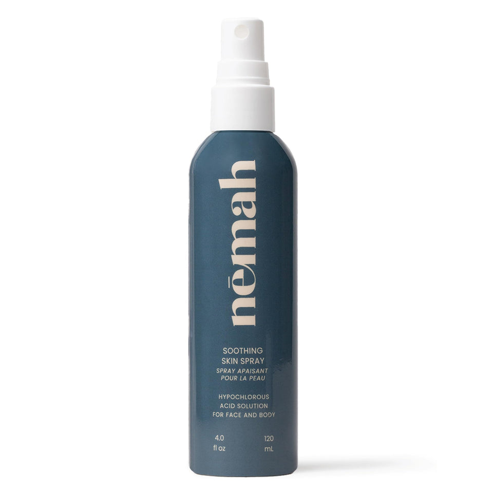 Nemah front packaging showing 4 oz bottle and label, clear benefit: easy grab-and-go