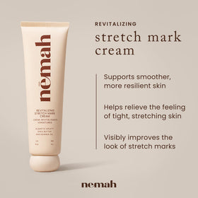 Nemah cream texture closeup highlighting smooth, fast-absorbing emollient feel