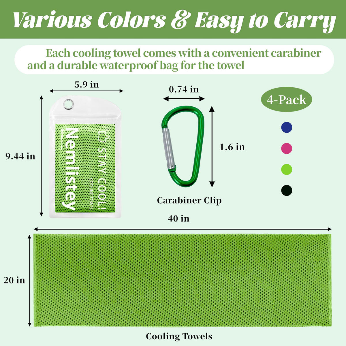 Nemlistey towel on outdoor runner delivering sweat wicking comfort
