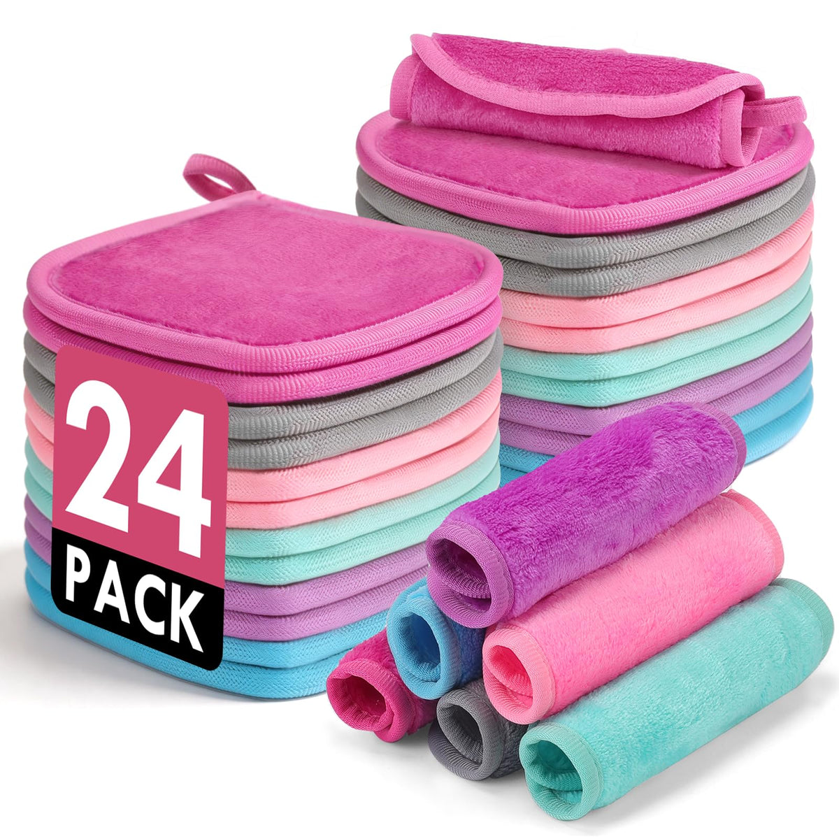 NEOACT front packaging showing 24 cloths and travel convenience