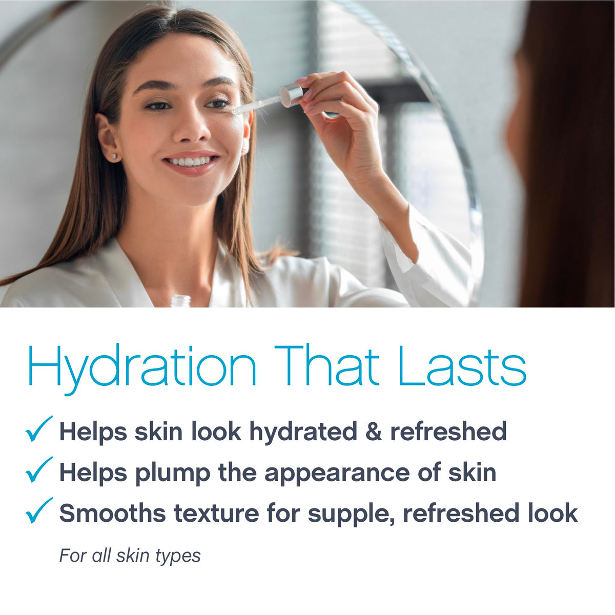 NeoCell in a morning skincare routine promoting quick absorption under moisturizer
