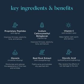 NEOCUTIS applying cream to neck demonstrating gentle upward massage improves texture