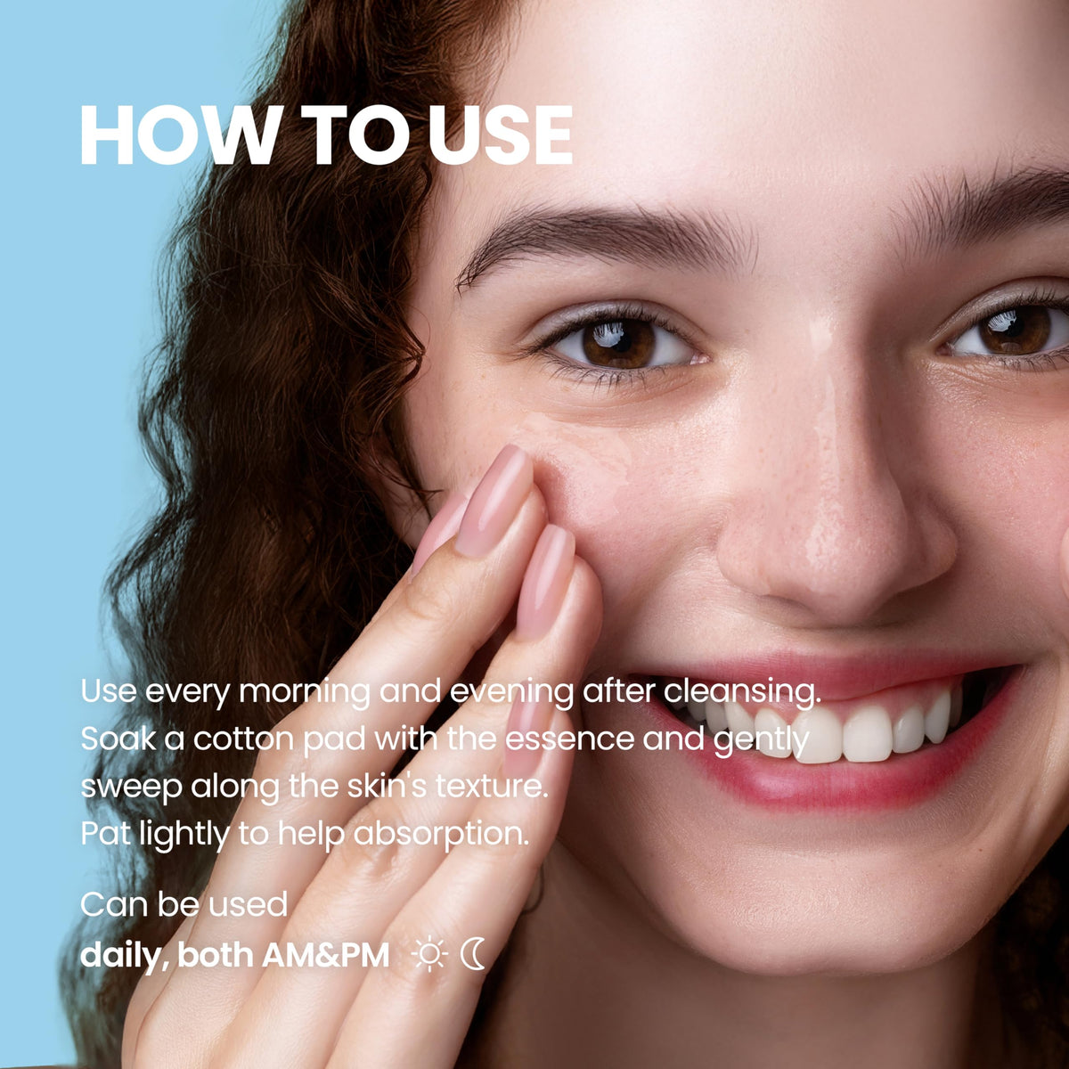 NEOGEN DERMALOGY essence being patted into skin showing hydration boost benefit