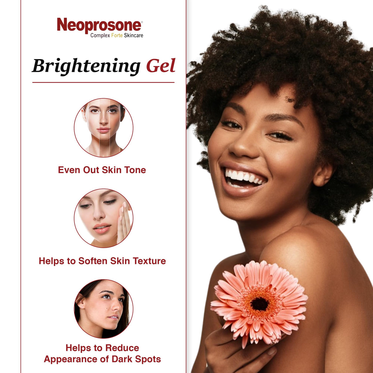 Neoprosone applied on hand demonstrating easy absorption and quick hydration