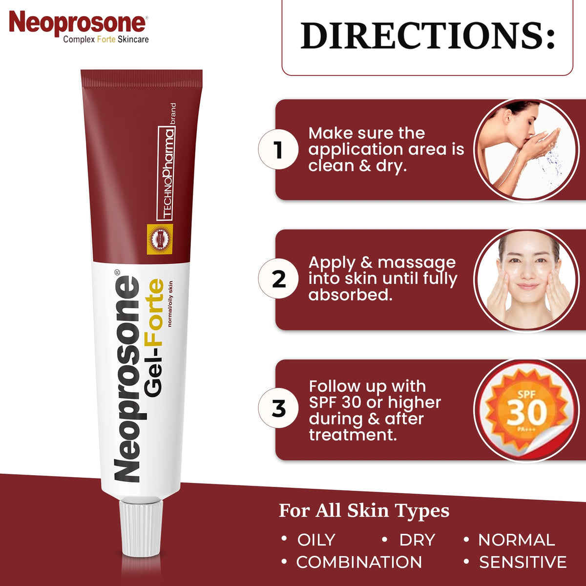Neoprosone label ingredients closeup highlighting alpha arbutin complex
