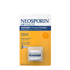 Neosporin front tube showing label and pack benefits for overnight hydration