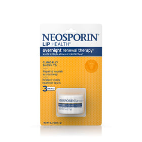 Neosporin open tub close-up texture displaying rich moisturizing balm