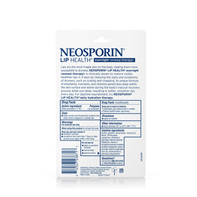 Neosporin side label detail highlighting ingredient and safety info