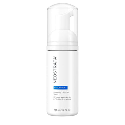 NEOSTRATA front packaging showing cleanser bottle and branding benefit clear identity