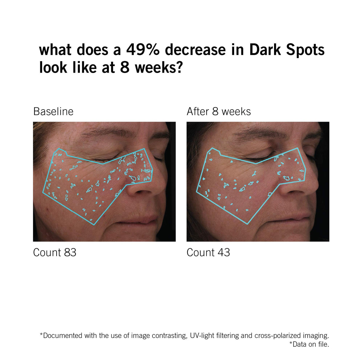 NEOVA serum applied on hand demonstrating lightweight spreadability benefit