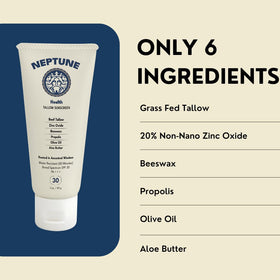 Neptune Health applying sunscreen to face for lightweight protection