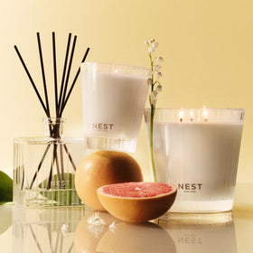 NEST New York label close-up showing ingredient callouts and ethical gluten-free benefit
